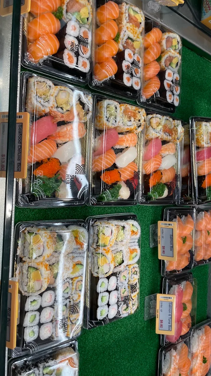 Menu, Sushi Hub Skyview Plaza