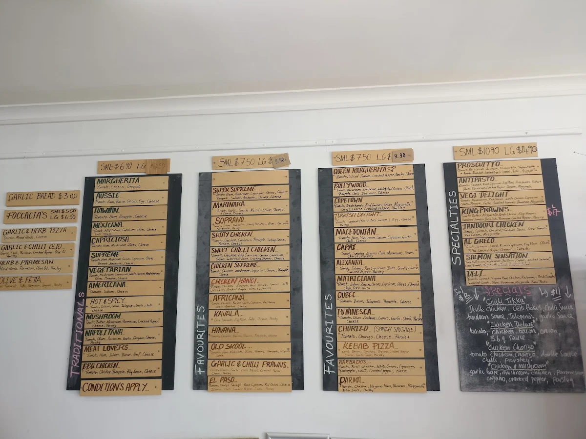 Menu, The Rollin Dough