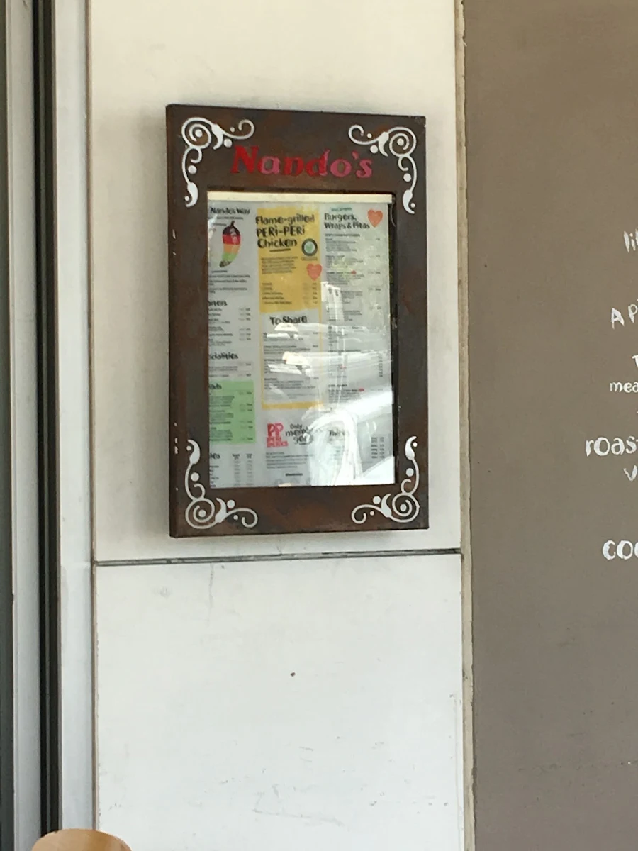 Menu, Nando's Buranda