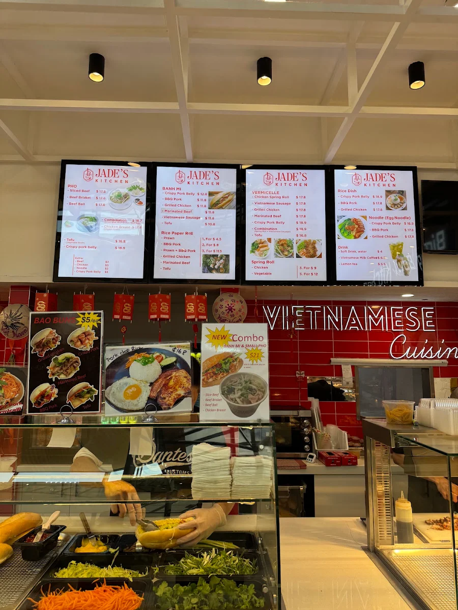 Menu, JADE’S KITCHEN