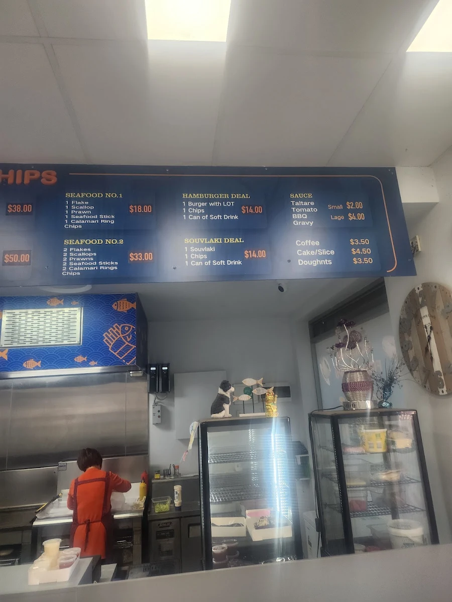 Menu, Norlane（Labuan Square）Fish and Chips