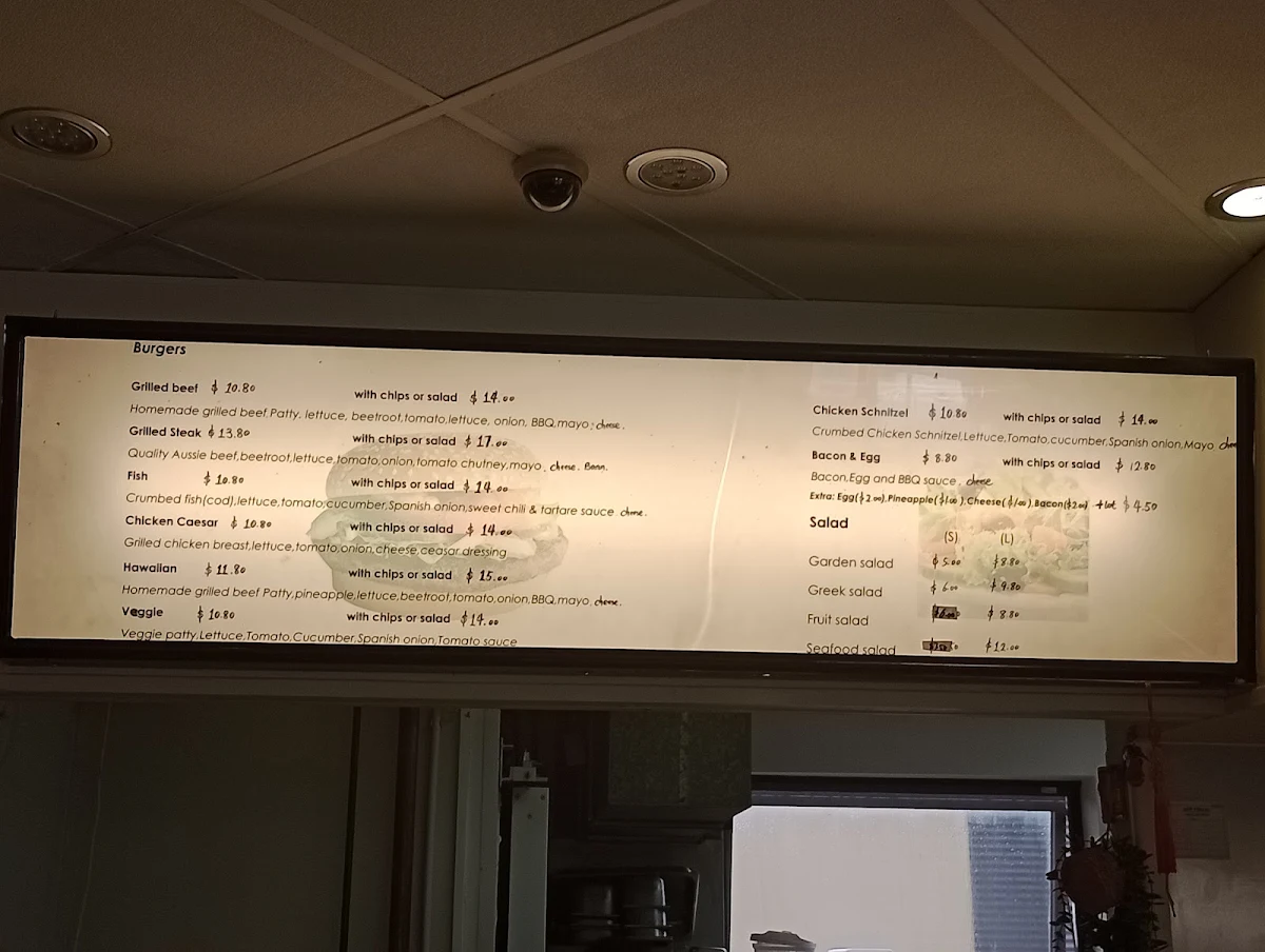 Menu, 14 Annerley Fish and chips