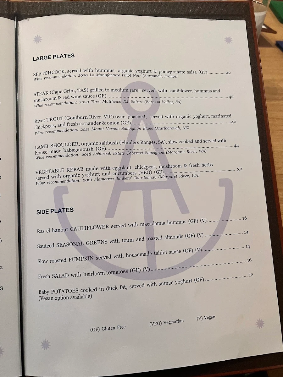 Menu, Arlo Elwood