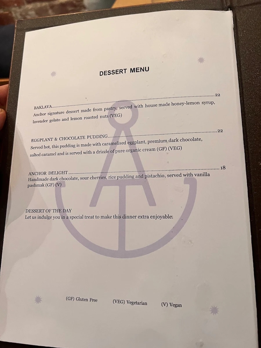 Menu, Arlo Elwood