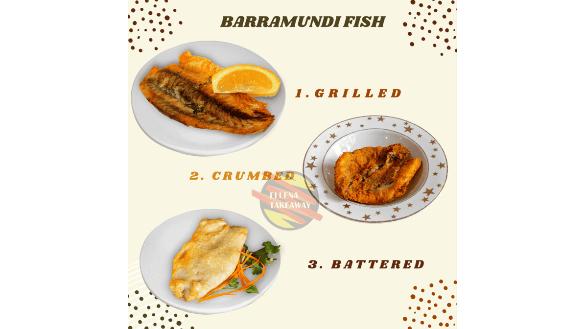 Menu, Ellena Takeaway & Pizza Bar