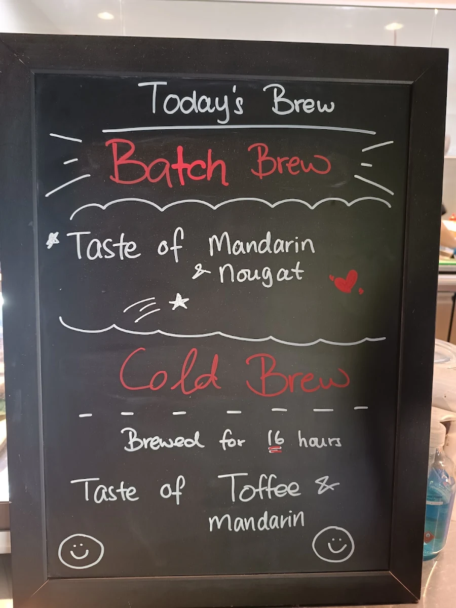 Menu, Three Mills Bakery Leeton St