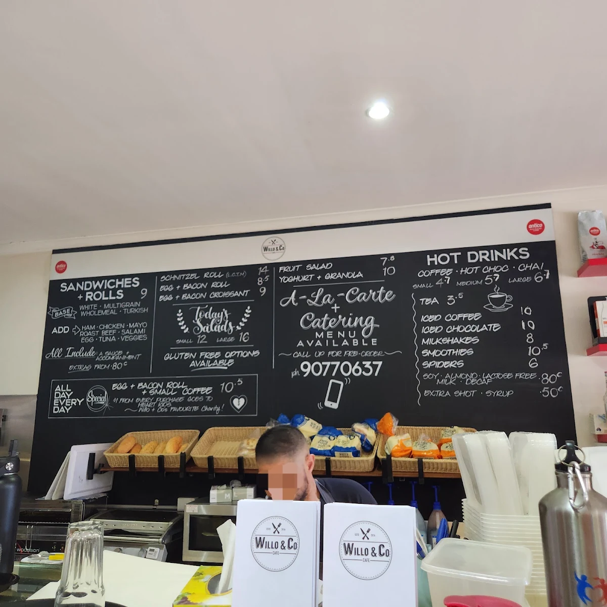 Menu, Willo&Co Cafe