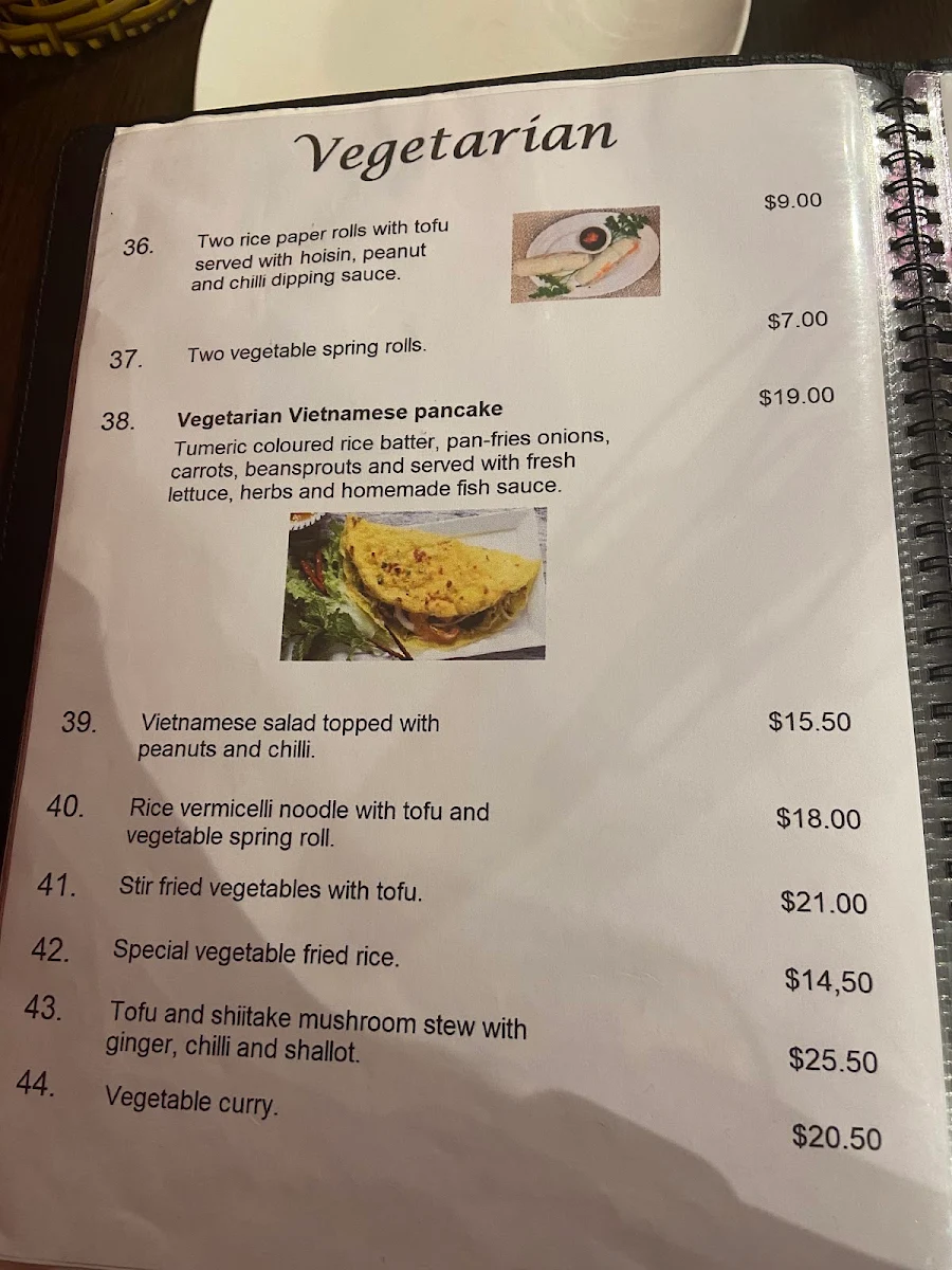 Menu, Kim Long