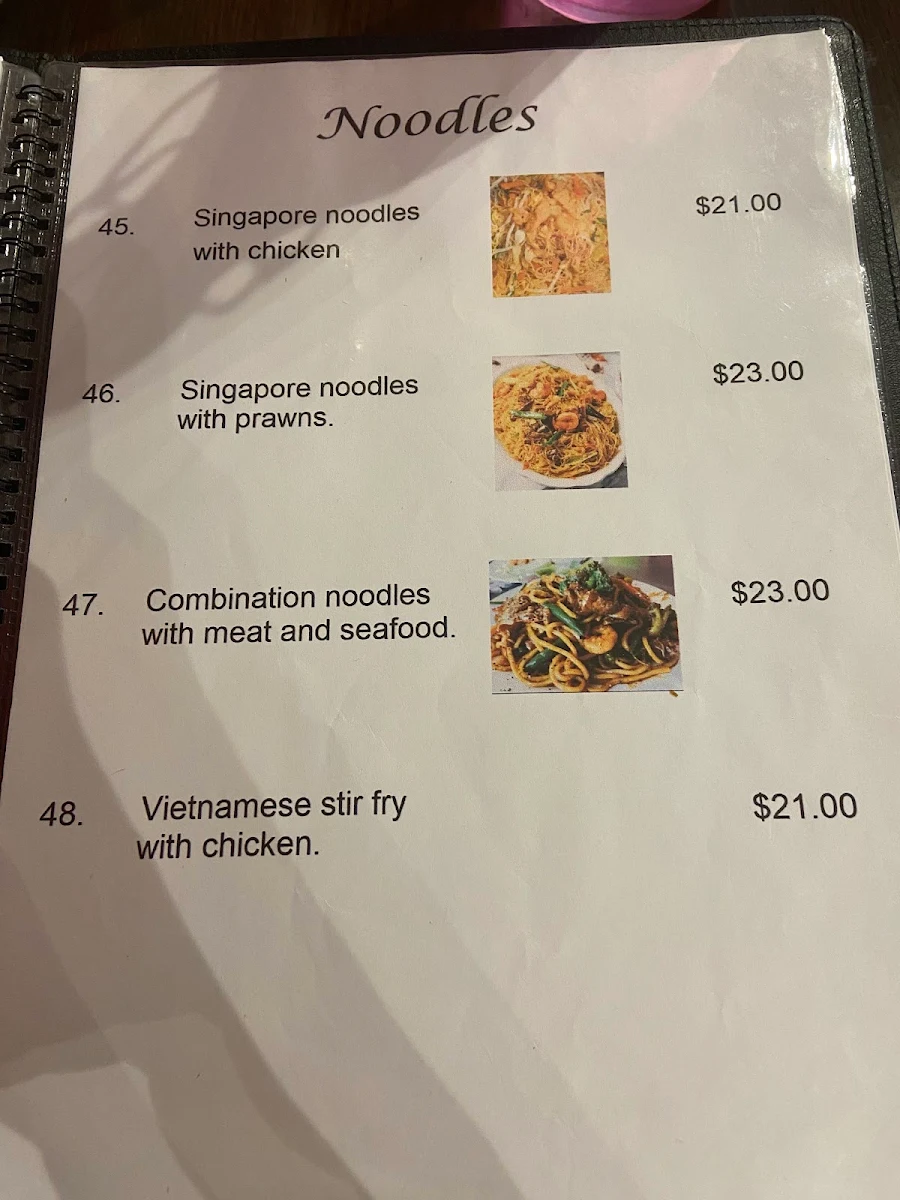 Menu, Kim Long