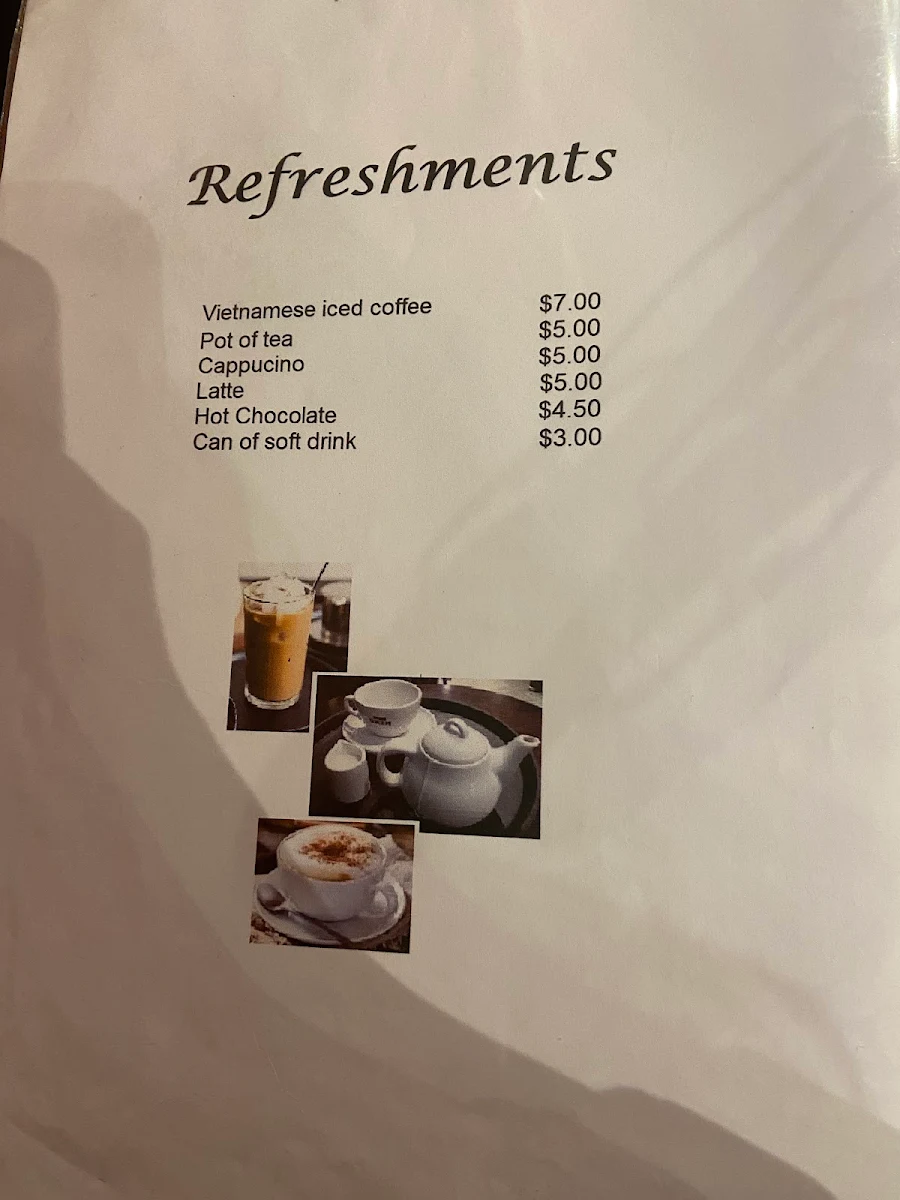 Menu, Kim Long