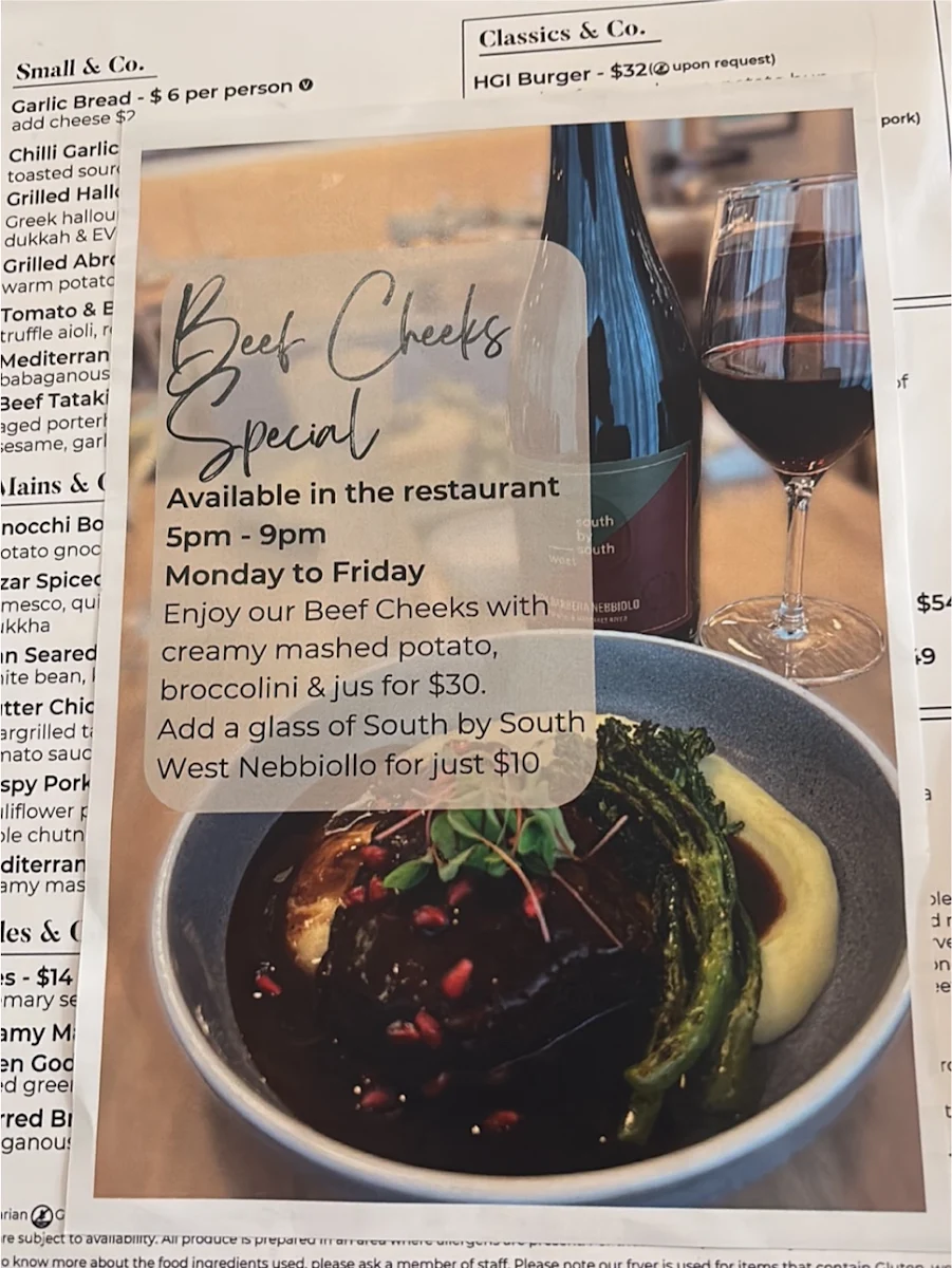 Menu, Together & Co