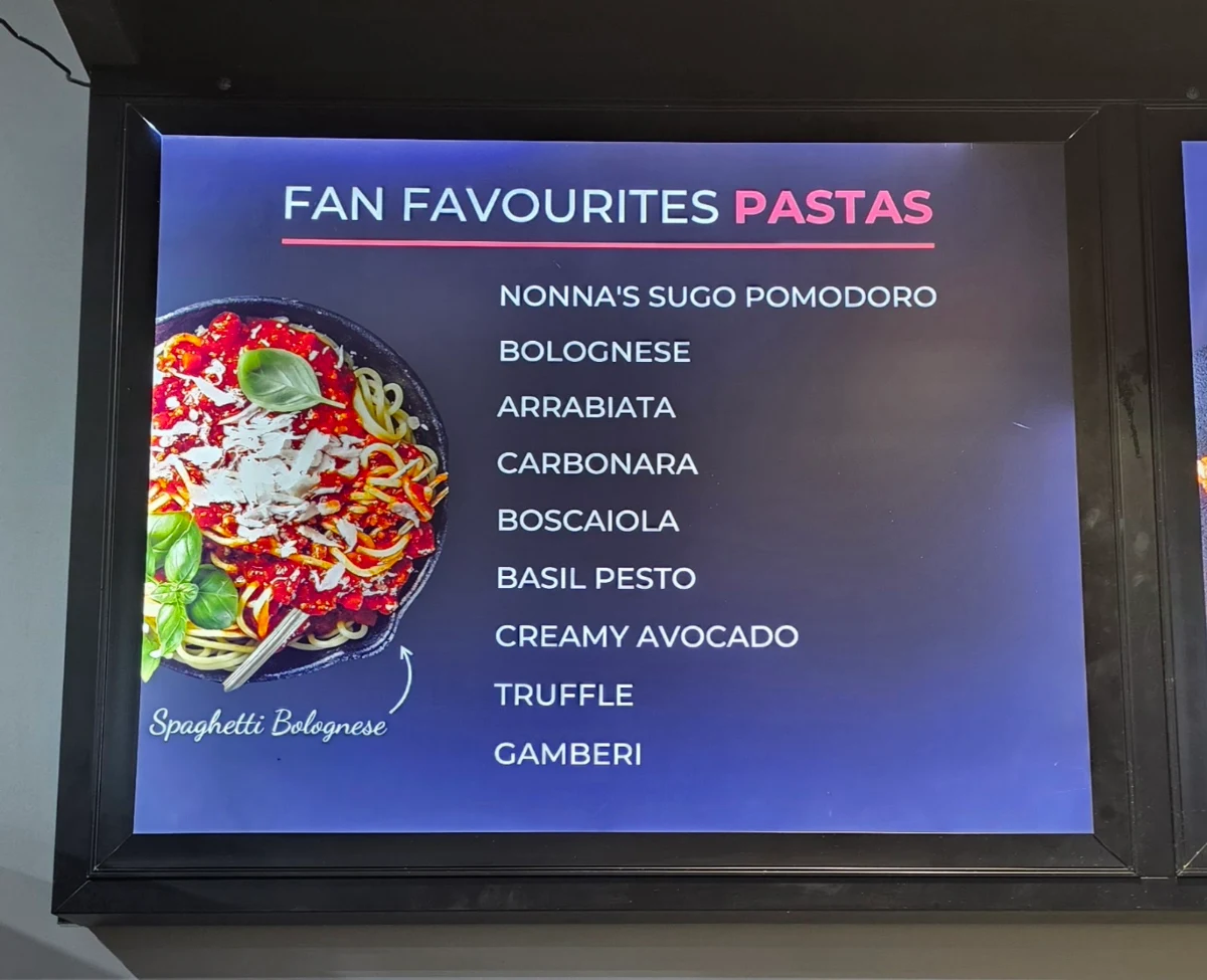 Menu, Earlwood Pizzeria