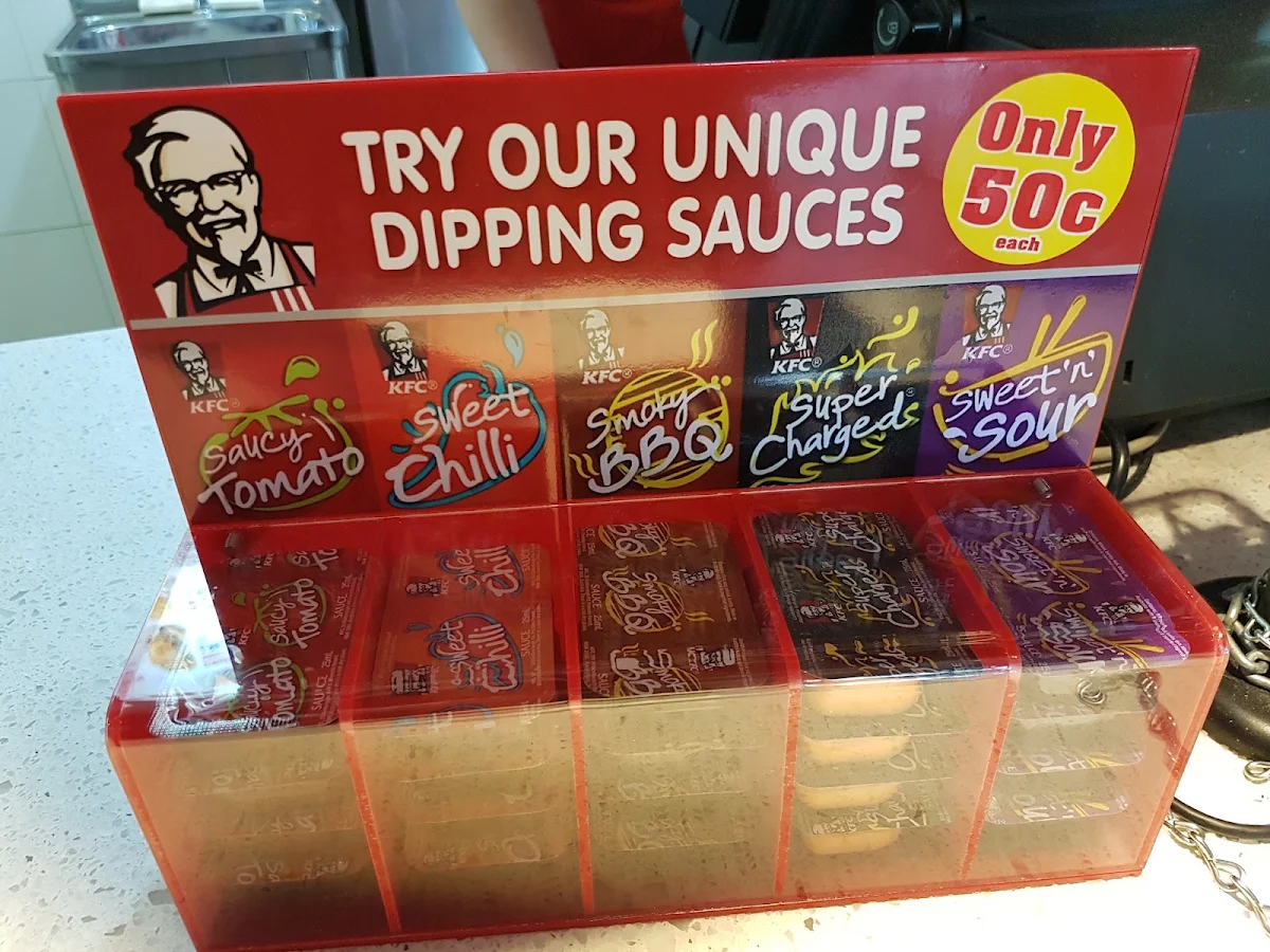 Menu, KFC Bairnsdale