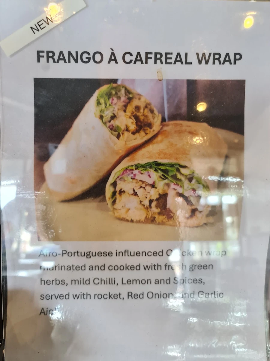 Menu, CRAE CAFE
