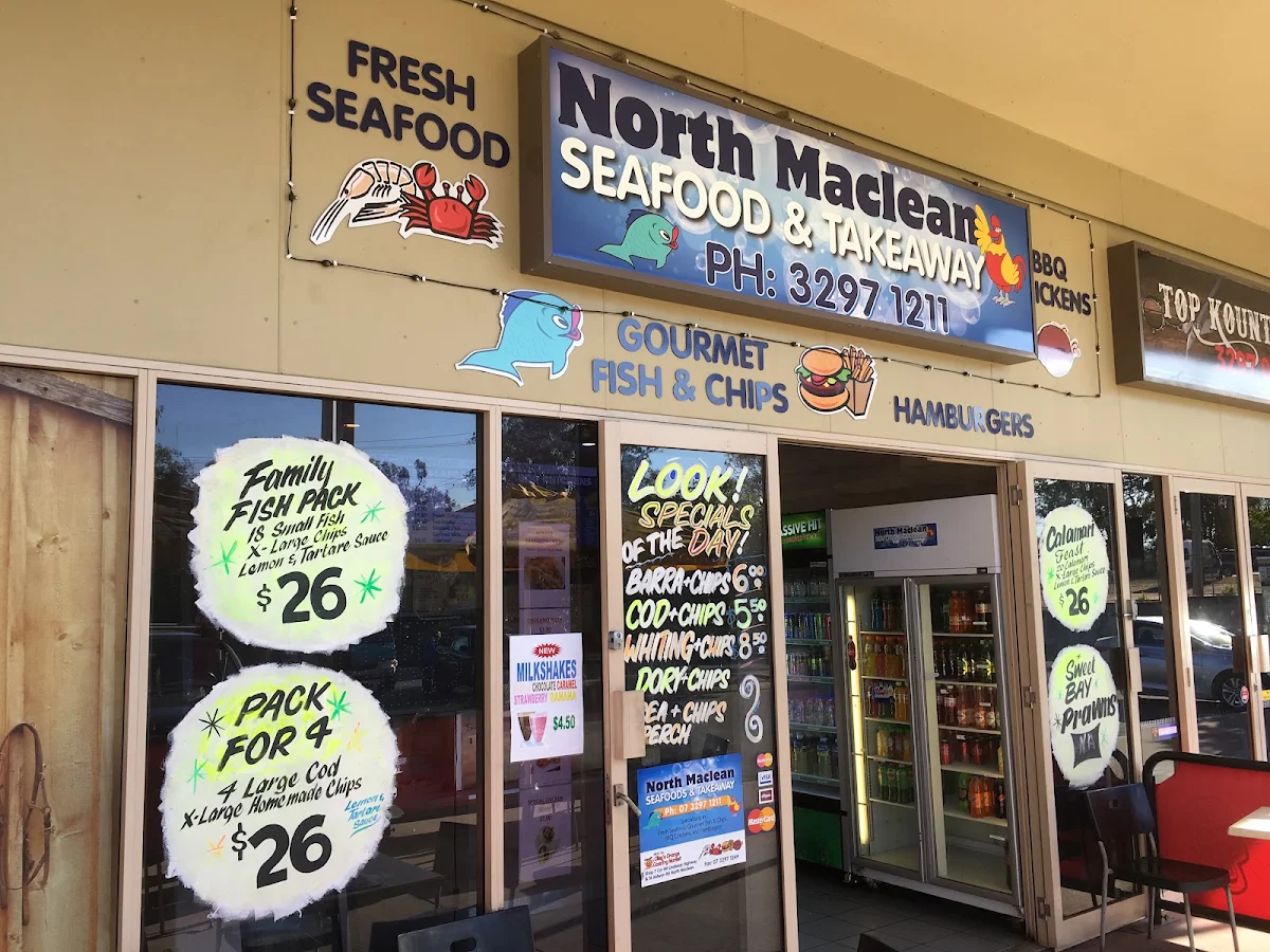 Menu, North Maclean Takeaway