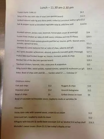 Menu, Fusion