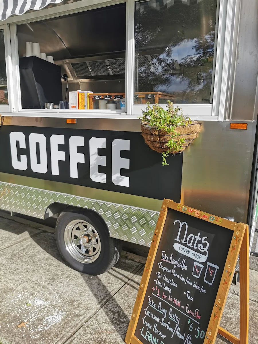 Menu, Nat's Coffee Shop