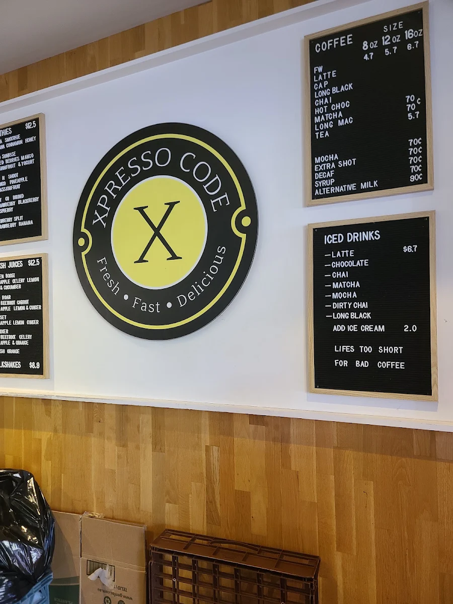 Menu, Xpresso Code