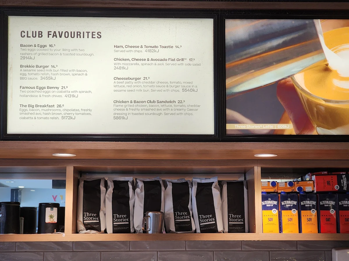 Menu, The Coffee Club Café - Bull Creek