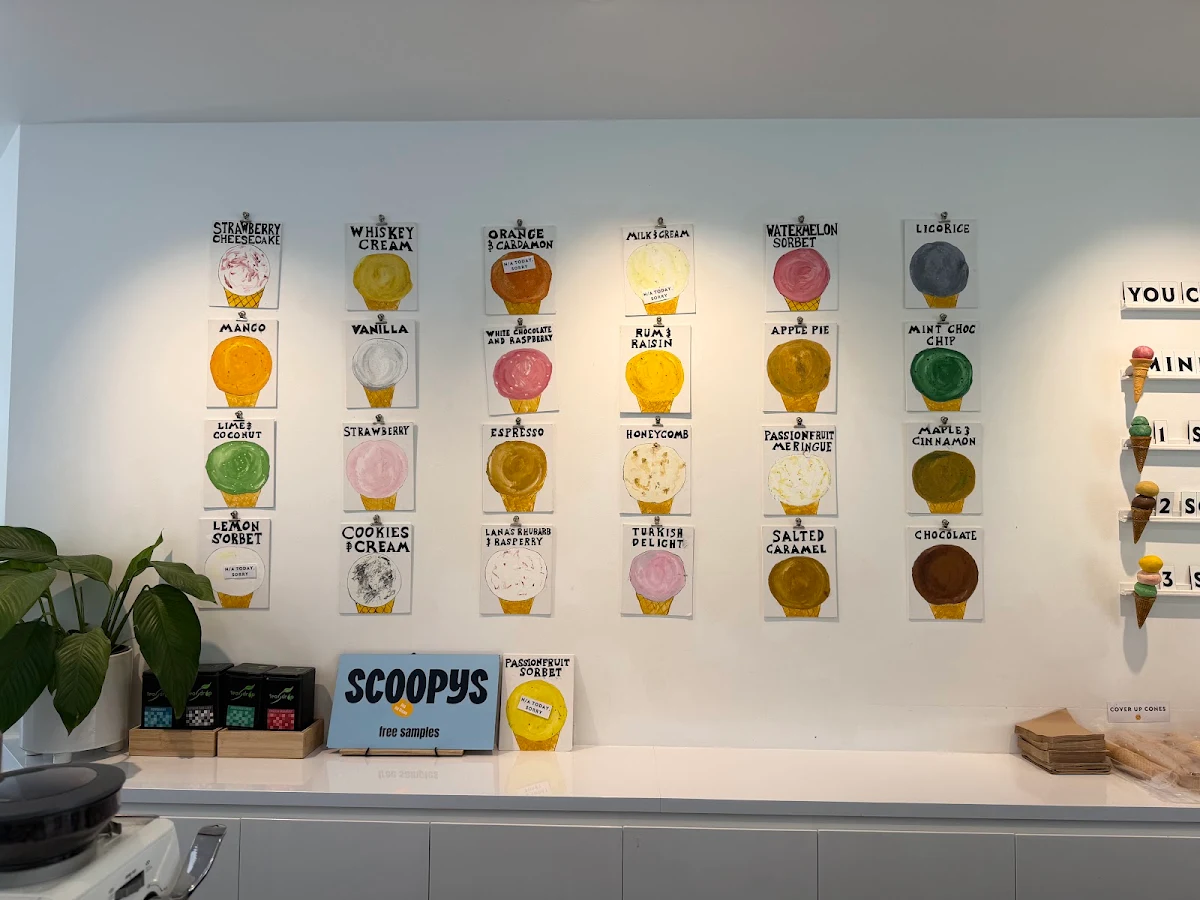 Menu, Timboon Fine Ice Cream