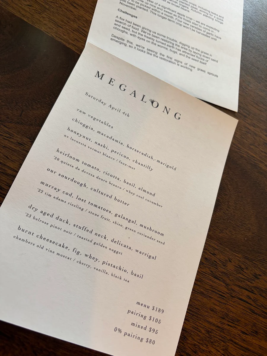 Menu photo 1