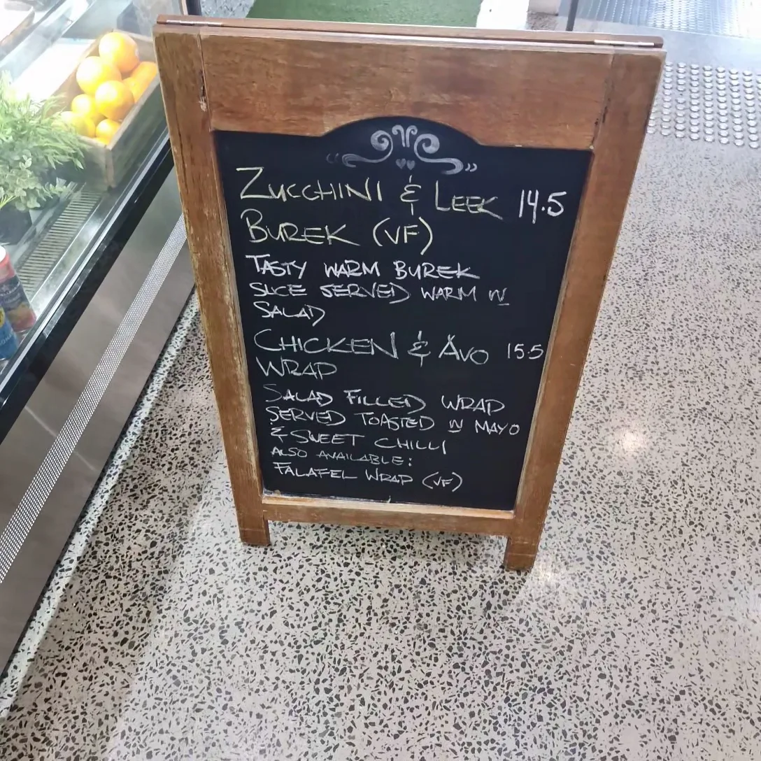 Menu, Brewfield Cafe & Catering