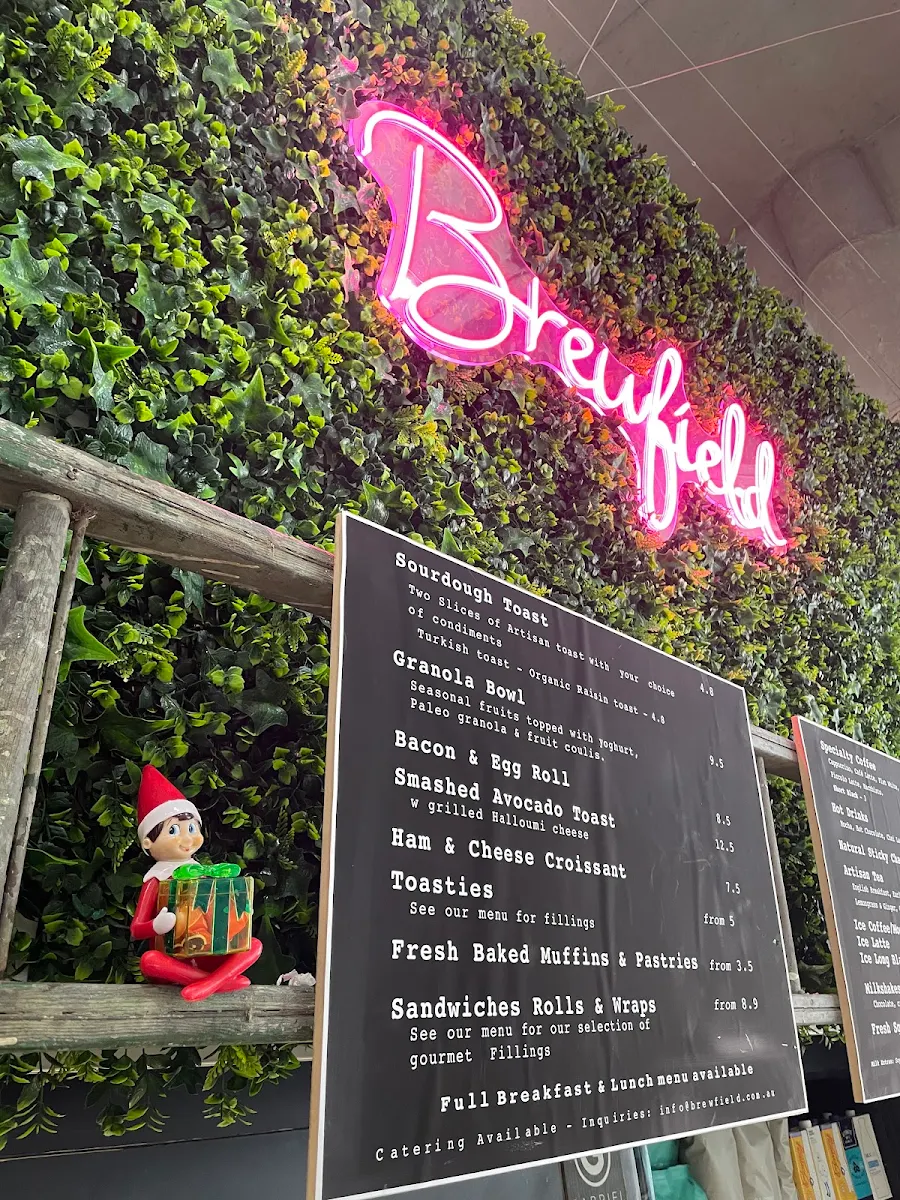 Menu, Brewfield Cafe & Catering