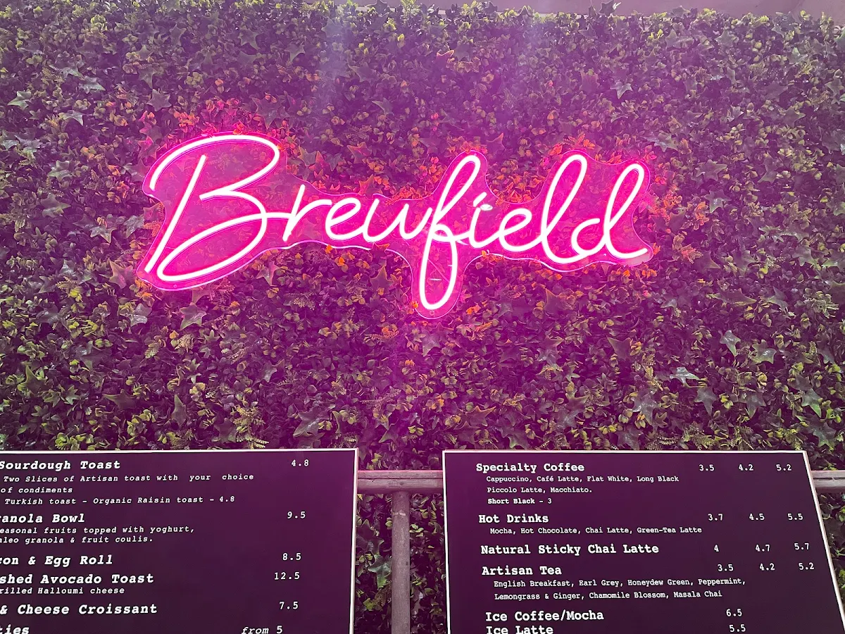 Menu, Brewfield Cafe & Catering