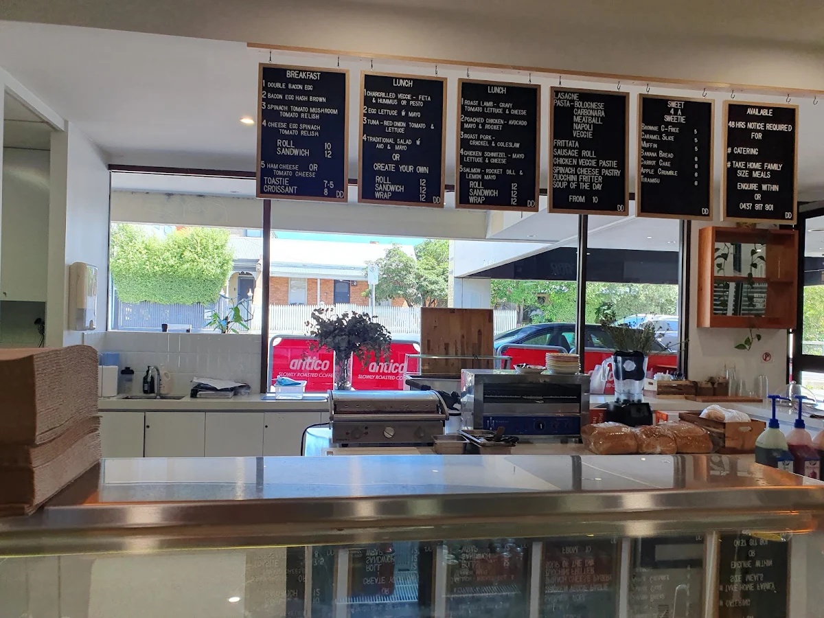 Menu, daily Dose Café on Separation