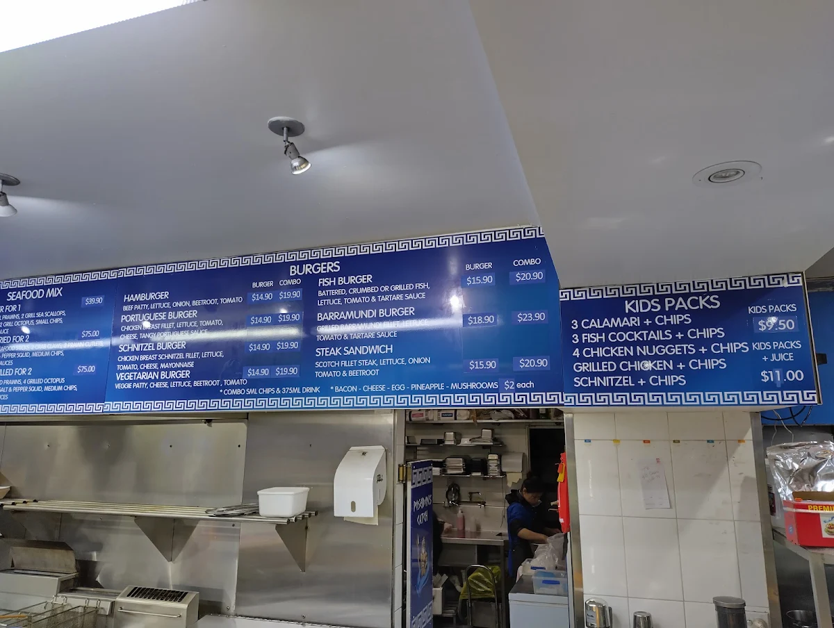 Menu, Poseidon's Catch