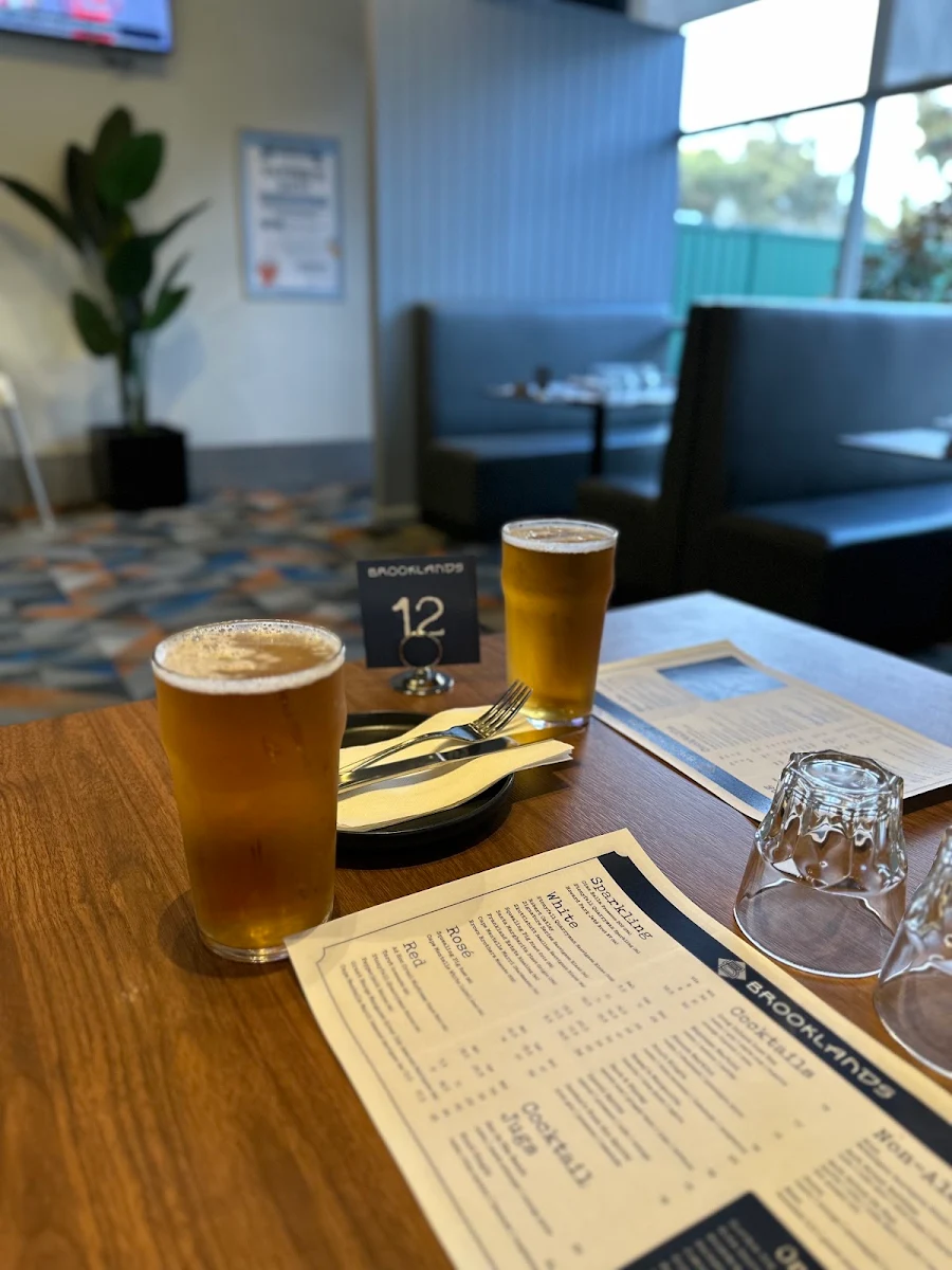 Menu, Brooklands Tavern