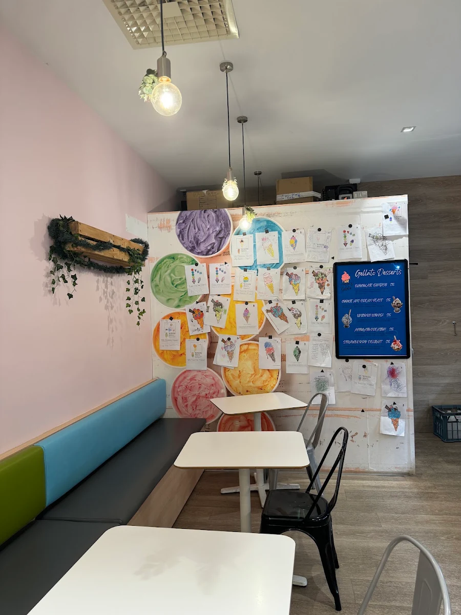 Menu, Anna’s Gelato