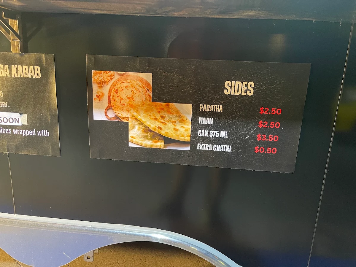 Menu, Kolachi Inn