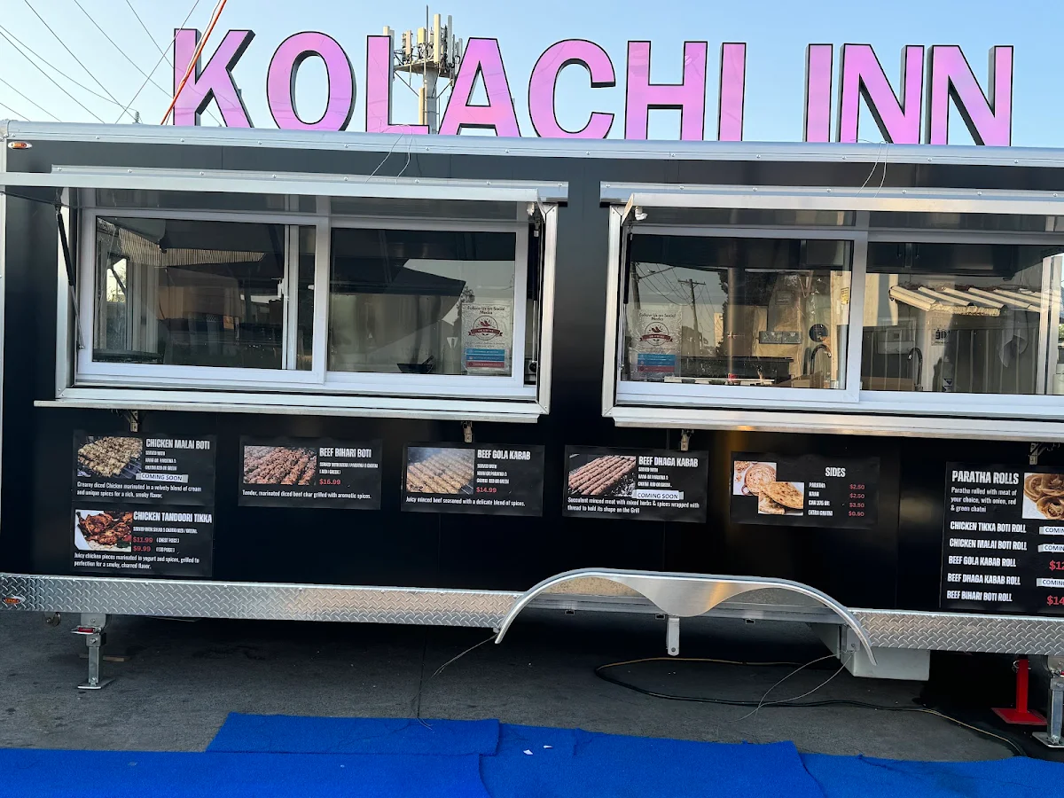 Menu, Kolachi Inn