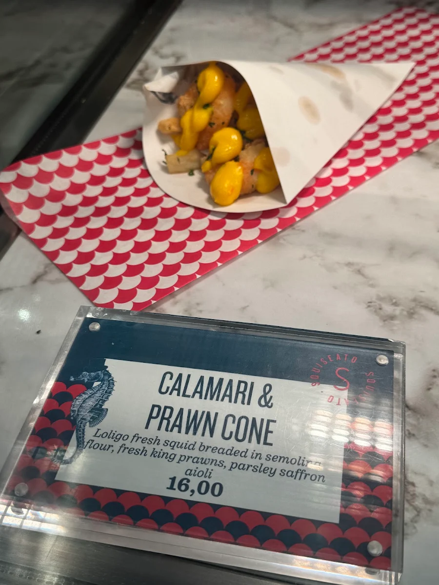 Menu, Seafood Bar