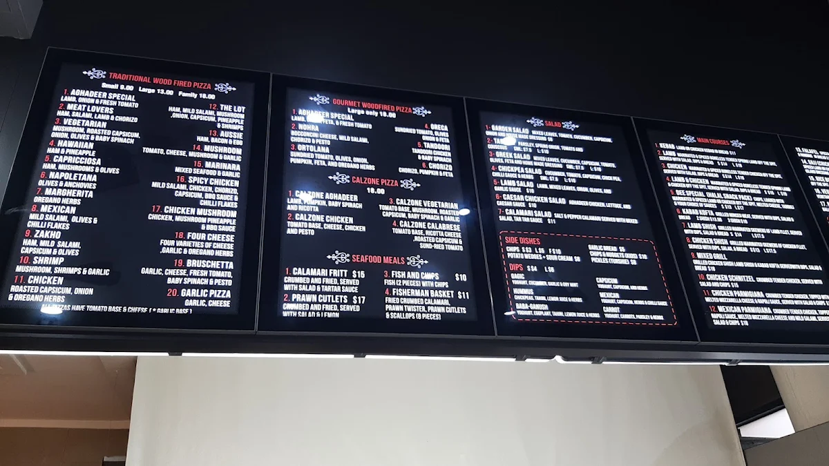 Menu, Aghadeer