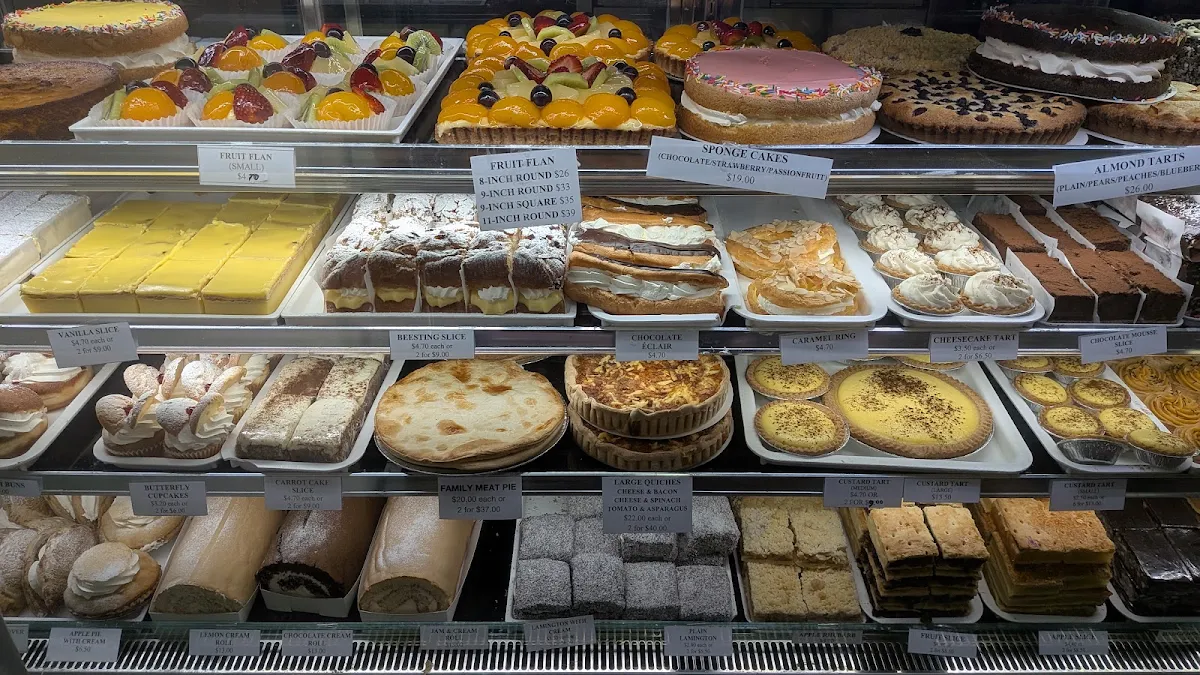 Menu, Knightsbridge bakery