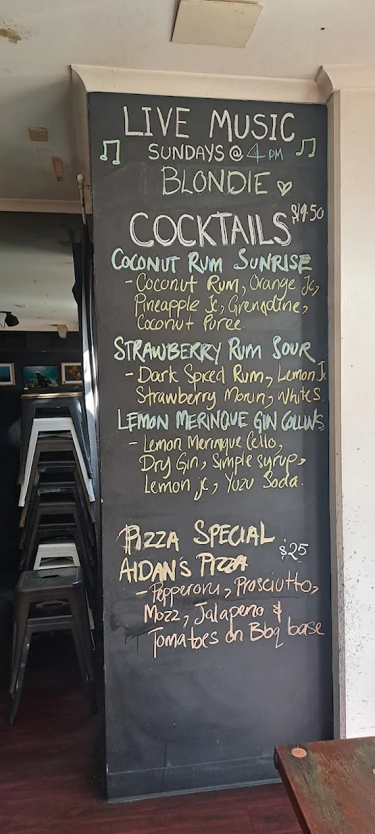 Menu, Mr Basil Rockingham