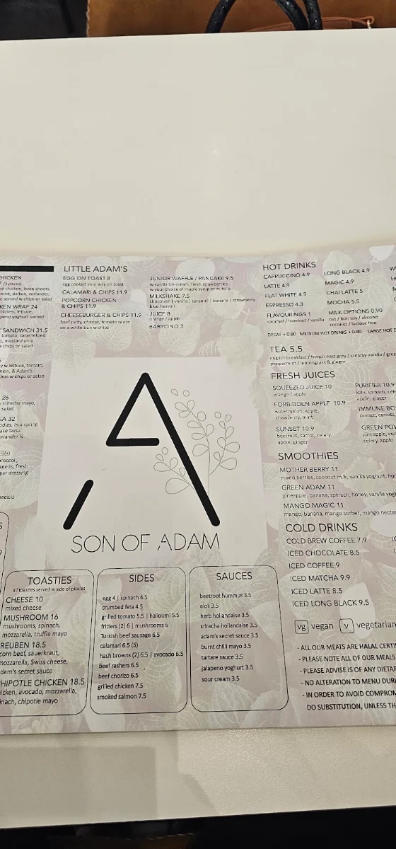 Menu, Son of Adam