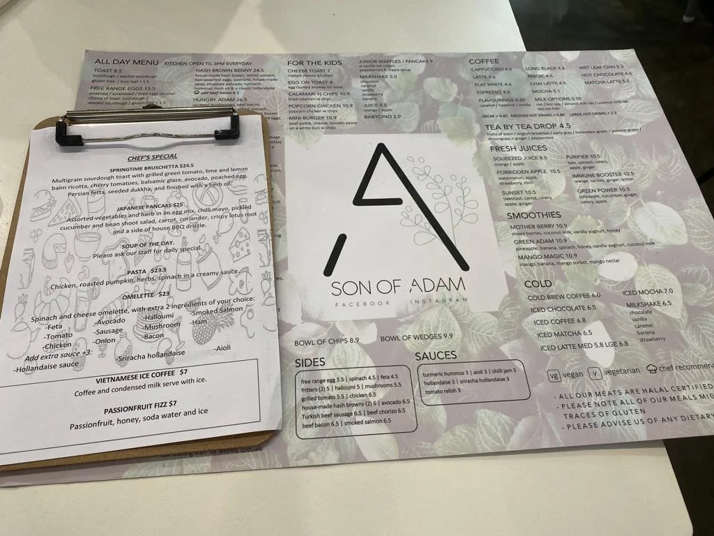 Menu, Son of Adam