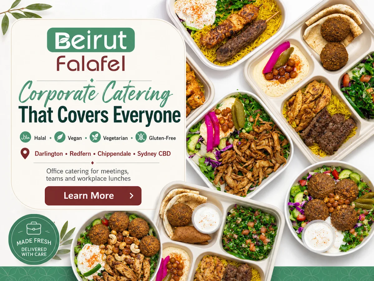 Menu, Beirut Falafel