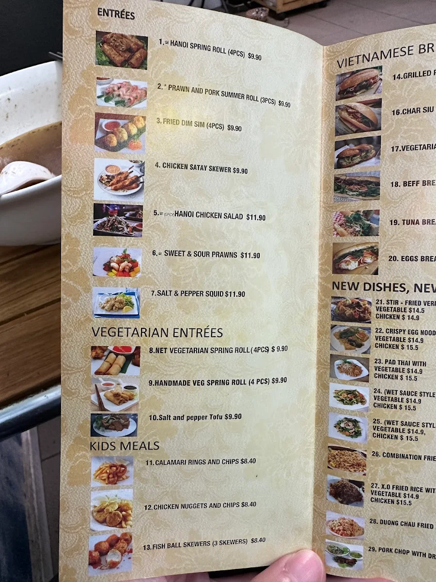 Menu, Ha Noi Corner