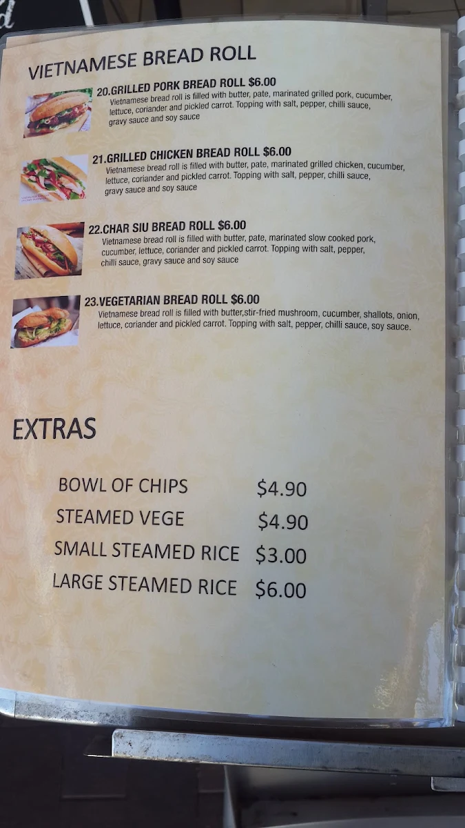 Menu, Ha Noi Corner
