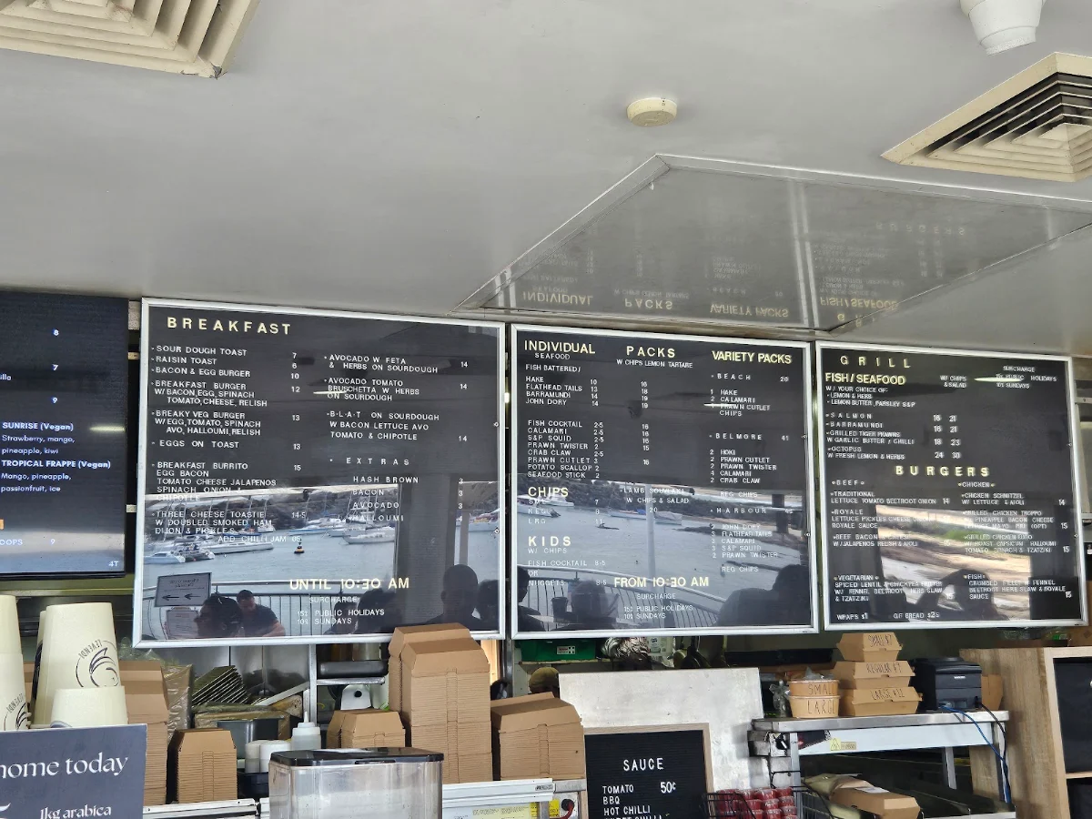 Menu, Levendi