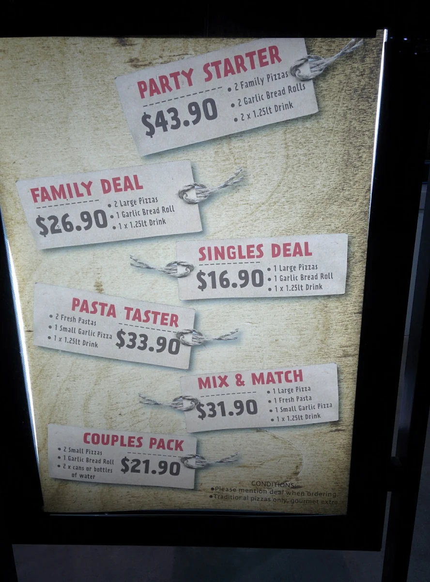 Menu, Mills and Grills