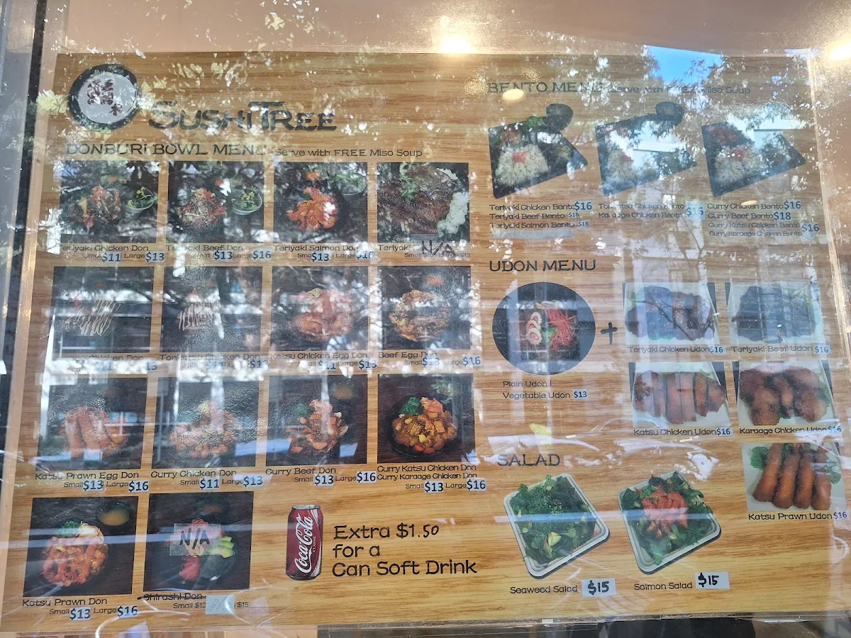 Menu, Sumo Sushi Mascot