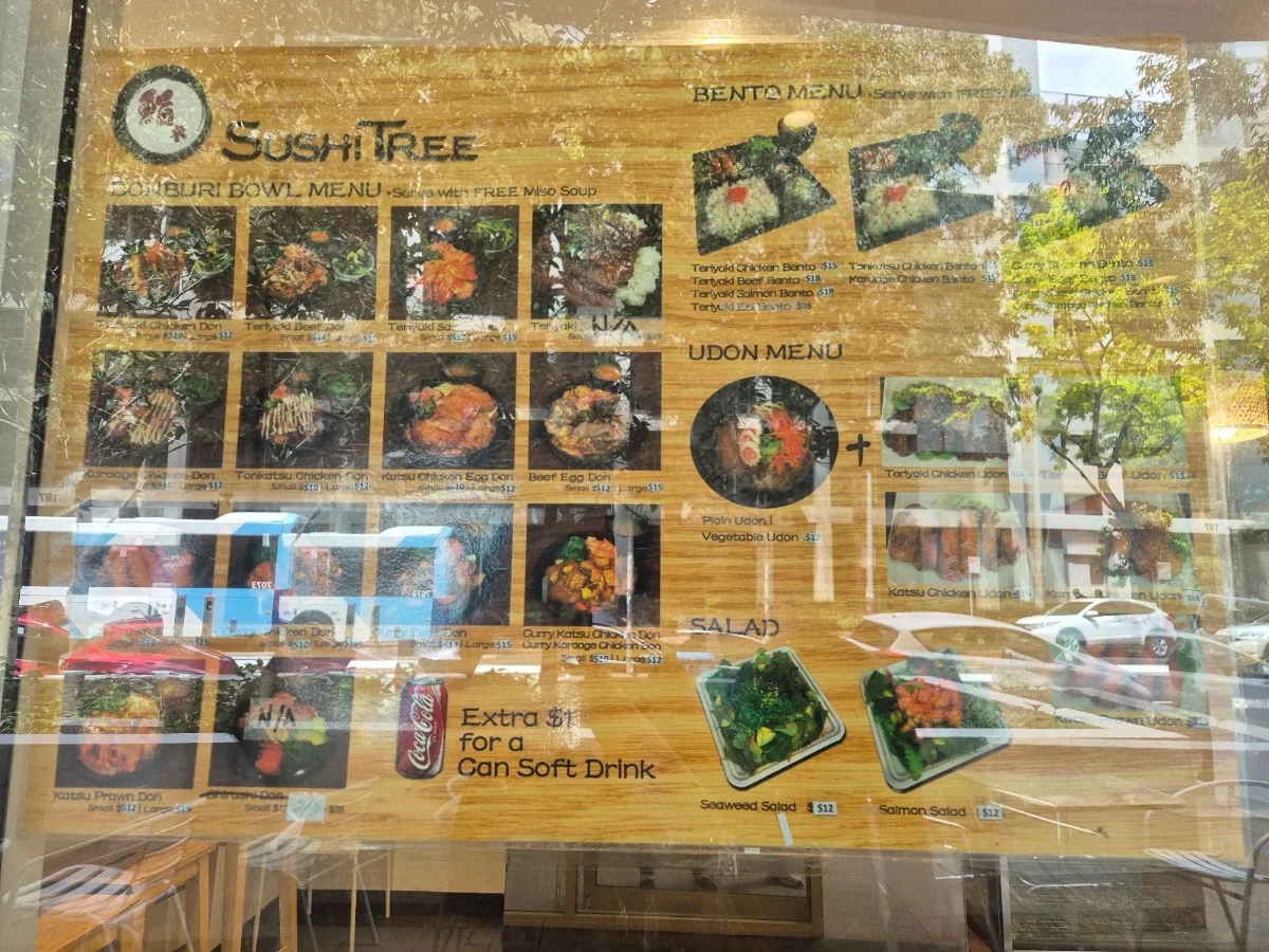 Menu, Sumo Sushi Mascot