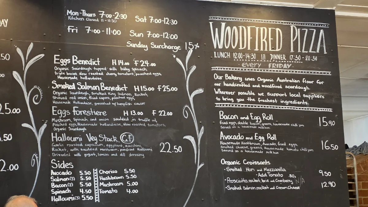 Menu, Goldfish Bowl Cafe & Bakery