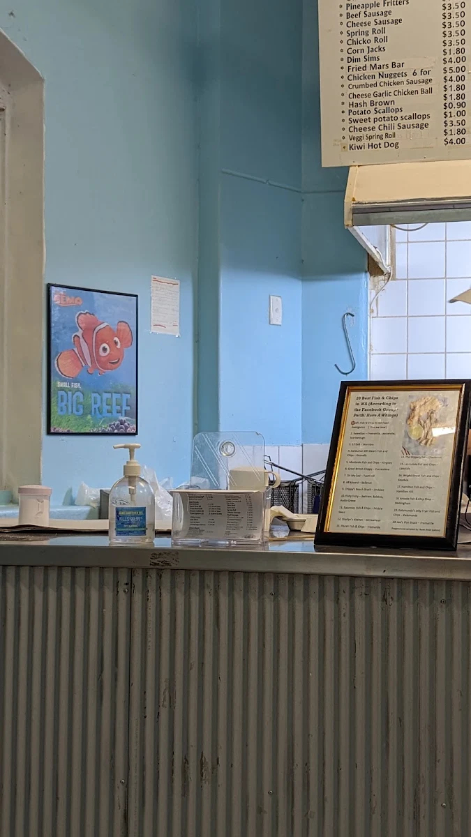 Menu, AL'S FISH N CHIPS N HOT FOOD