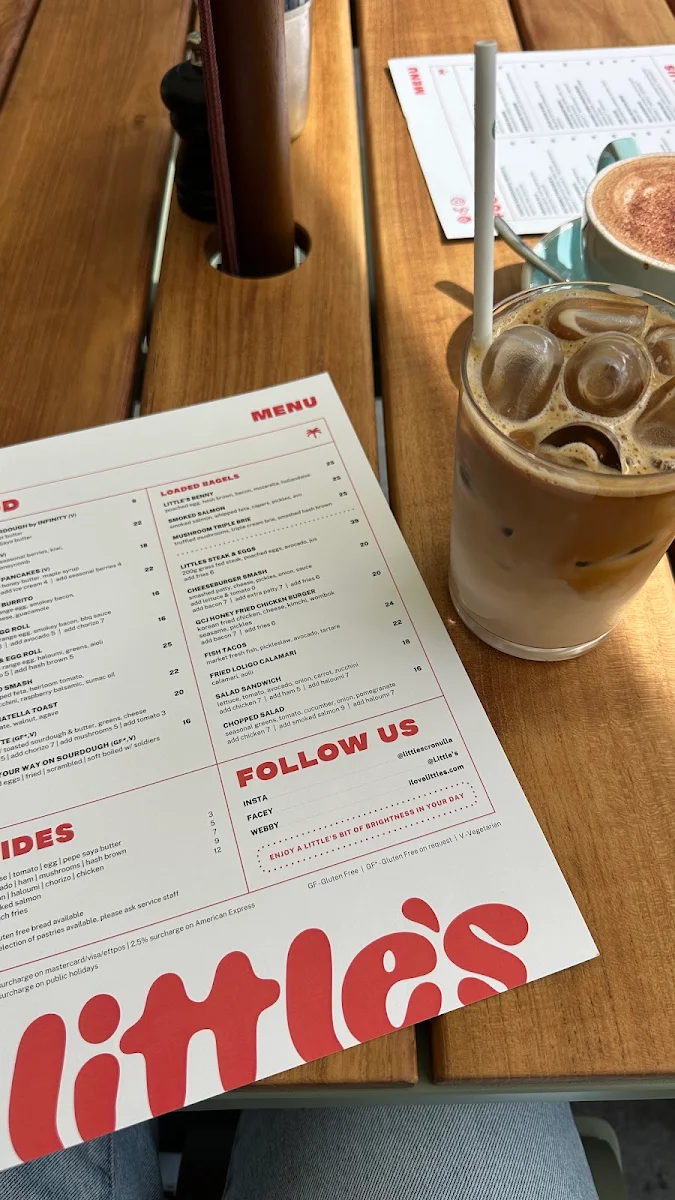 Menu, Little's